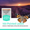 100 Painted Lady Butterflies Memorial Release Package
